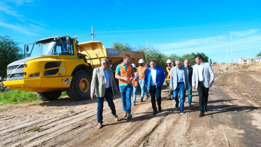 El Gobierno Provincial avanzan en las tareas para la creación de un reservorio de aguas de lluvia