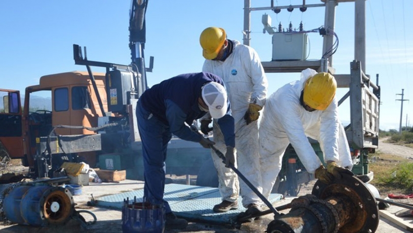 Iniciaron trabajos de repotenciación en pozos de agua