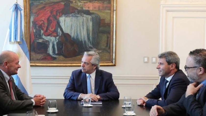 Alberto Fernández se reunió con Sergio Uñac para analizar un proyecto minero que generará más de 4 mil empleos