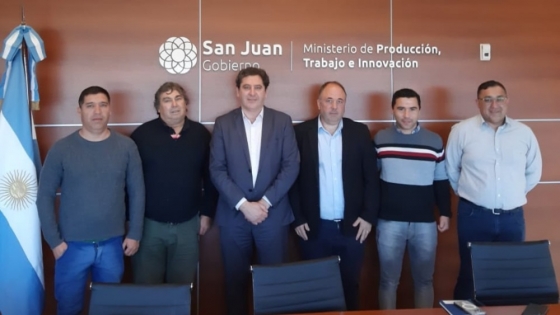 Producción se reunió con representantes de los trabajadores vitivinícolas de la provincia