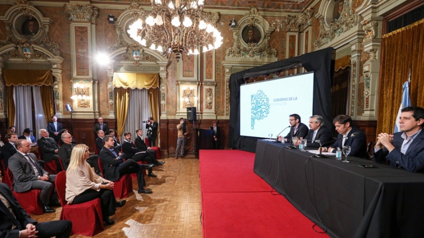 El Presidente participó del lanzamiento de una aplicación que permite cobrar y realizar operaciones bancarias desde el celular
