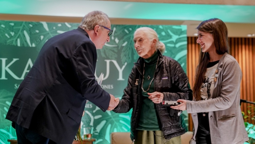 Jane Goodall visita Misiones y destaca la biodiversidad de la provincia