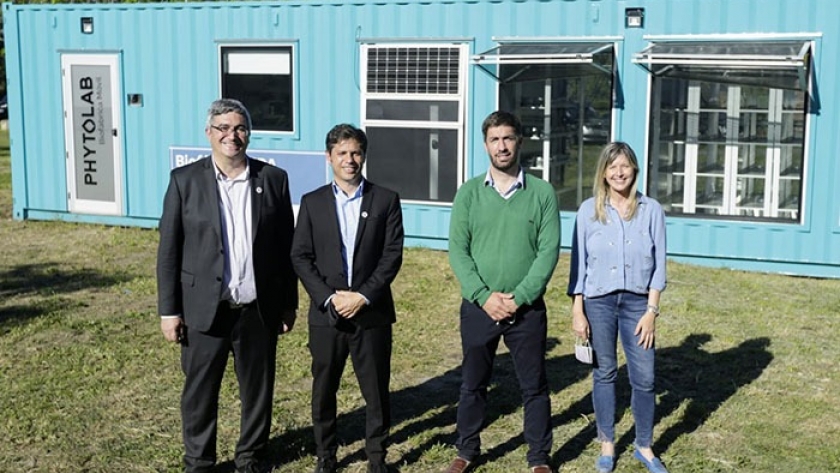 Kicillof inauguró un laboratorio de multiplicación vegetal en Mercedes