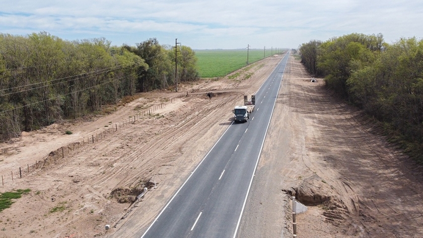 Avanzan dos obras viales en Roque Sáenz Peña