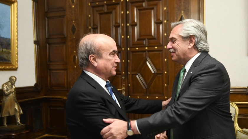 El presidente recibió a Mariano Jabonero, secretario general de la OEI