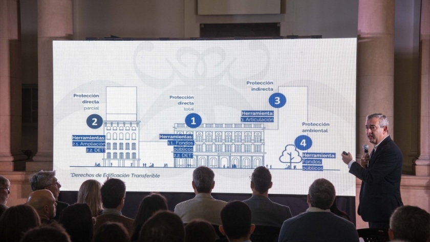 Javkin presentó el Plan de Sostenibilidad Patrimonial para preservar y revalorizar los inmuebles históricos de la ciudad