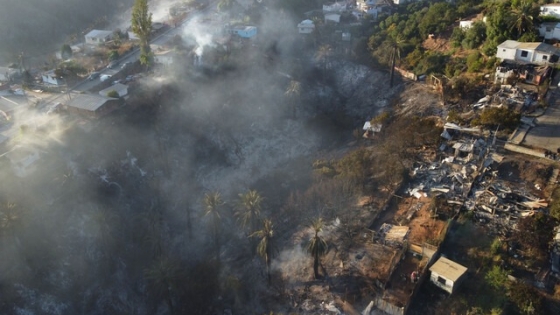 Duelo nacional en Chile : Se registran al menos 99 muertos por incendios forestales interfase en Valparaiso y hay cientos de desaparecidos