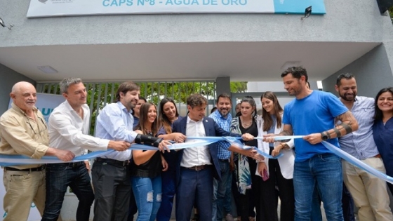 Kicillof y García inauguraron cuatro Centros de Atención Primaria de la Salud