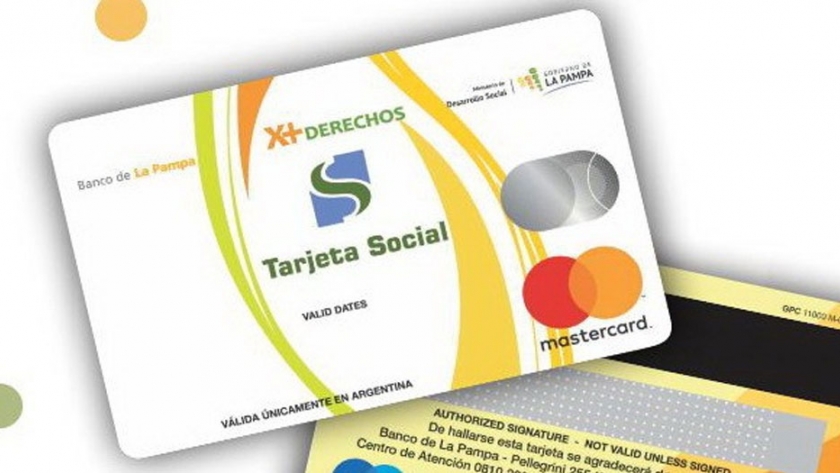 Doble asignación en la Tarjeta Social Pampeana