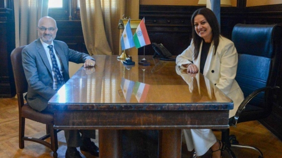 <La ministra de Capital Humano se reunió con el embajador de la India