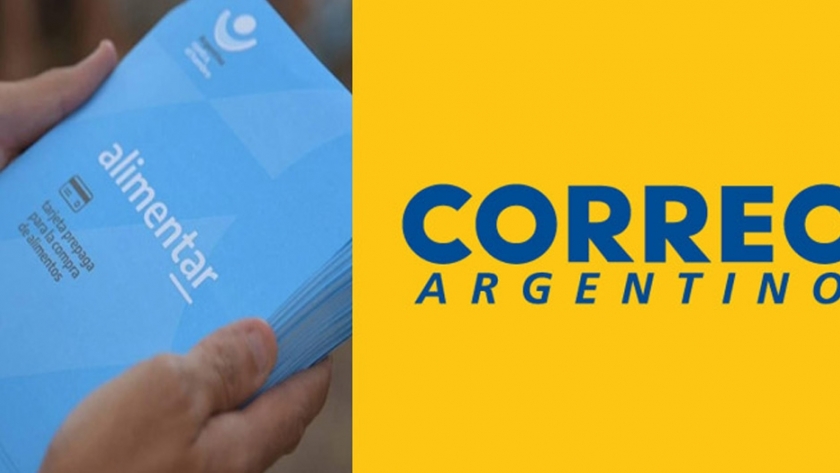La tarjeta Alimentar se entregará por Correo Argentino