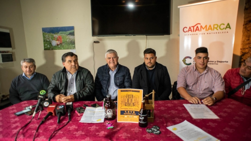 Se presentó la Fiesta Provincial de la Cerveza Artesanal