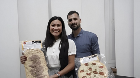 De casa a fábrica: venden 12 mil pizzas por mes