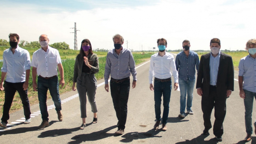 Katopodis recorrió obras y anunció nuevos proyectos para Pergamino y Colón