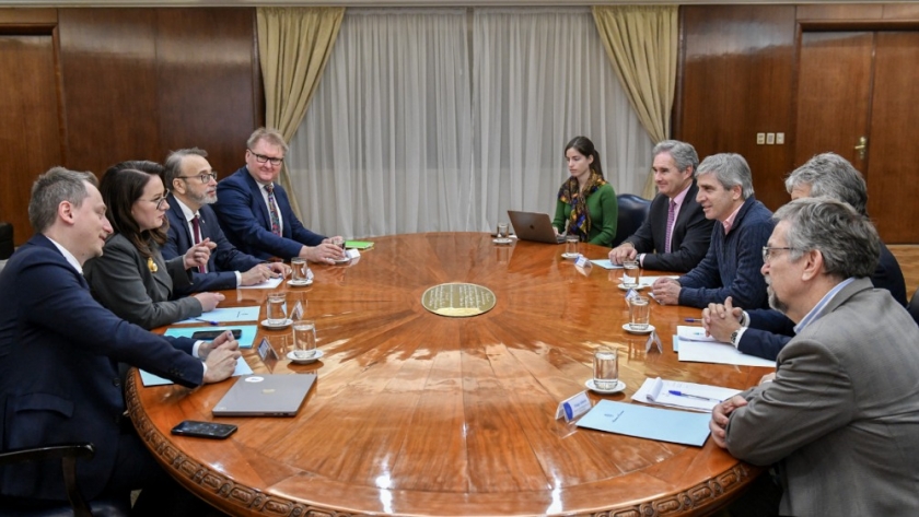 Luis Caputo se reunió con la Viceprimer ministra y ministra de Economía de Ucrania, Yulia Svyrydenko