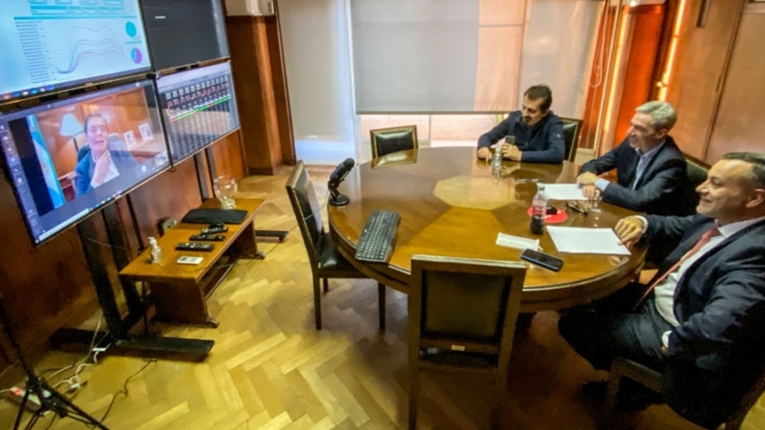 Meoni dialogó con los gobernadores de Mendoza, Salta, Santiago del Estero, Chubut y Chaco ante la emergencia del COVID-19