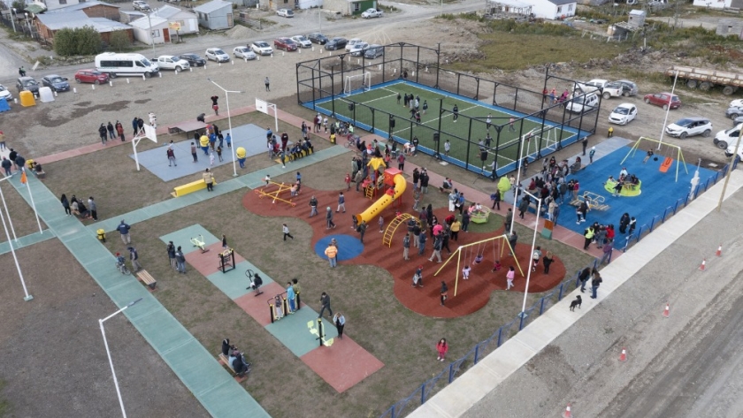 Tierra del Fuego: nueva plaza integradora en la ciudad de Tolhuin