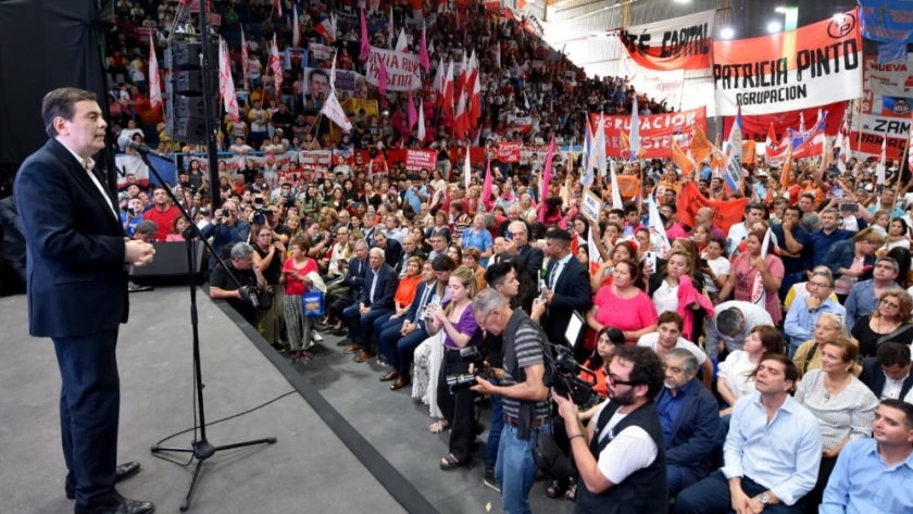 Zamora participó del acto por los 40 años de Democracia