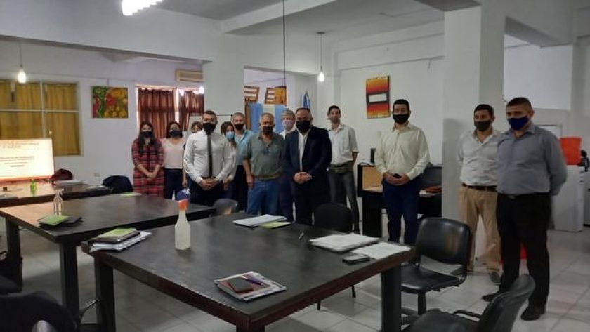 Se realizó una reunión entre el Ministerio de Producción y la Policía de la Provincia
