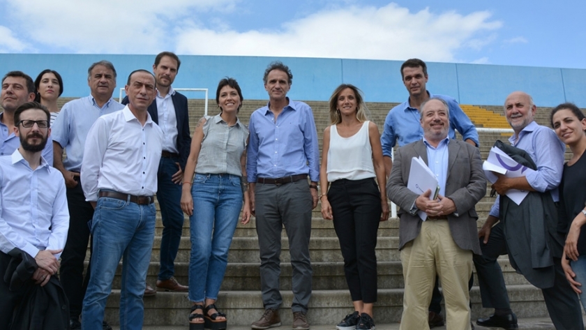 El Ministro de Obras Públicas presentó a su gabinete en una recorrida por Quilmes
