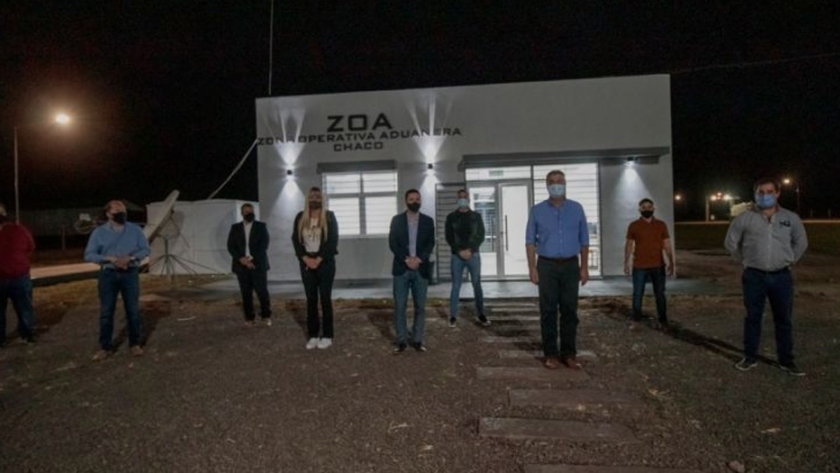 Capitanich inauguró remodelaciones en las oficinas de la zona operativa aduanera de Sáenz Peña
