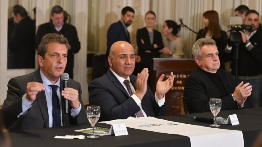 Massa: “Este encuentro tiene que ver con la construcción del proyecto de país”