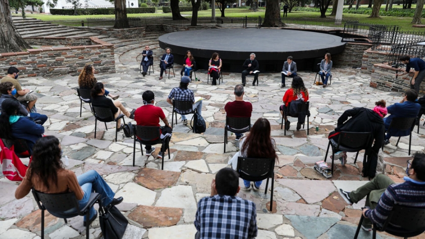 El Presidente recibió a referentes sociales de los barrios populares porteños