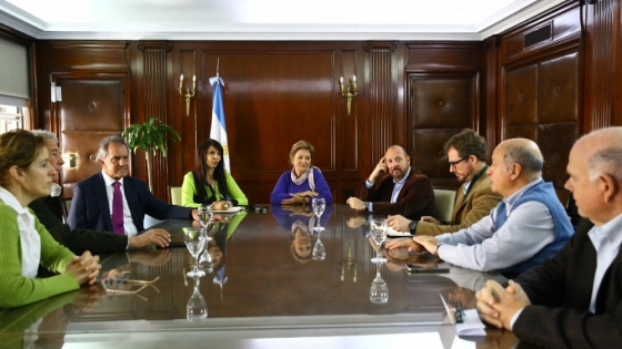 Scioli y Lamas recibieron a diputados y representantes del sector productivo de la Patagonia