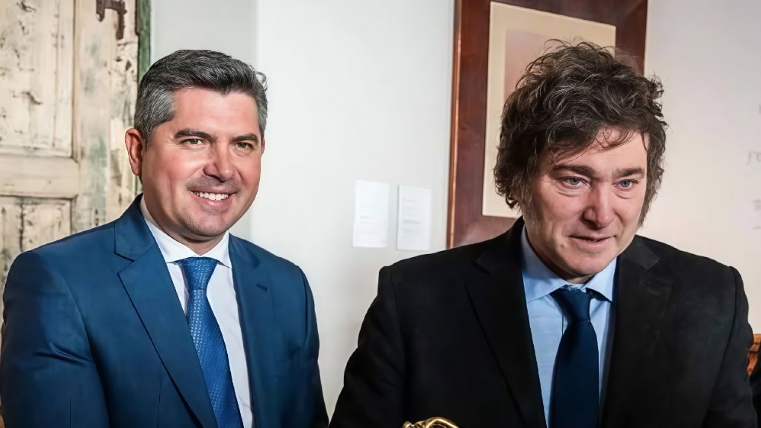 Orrego lleva a París la agenda minera y productiva de San Juan