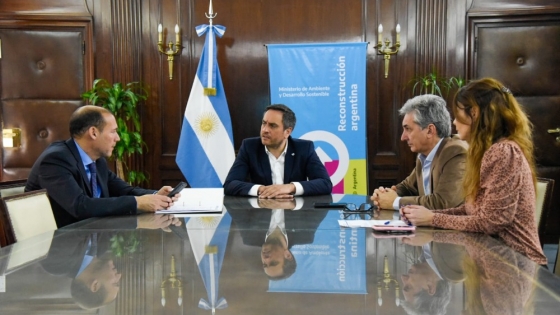 El ministro Cabandié y el gobernador Omar Gutiérrez afianzan la agenda ambiental neuquina