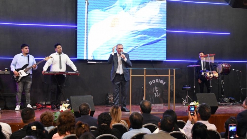 Jaldo participó del acto cierre de año de la Secretaría de Culto