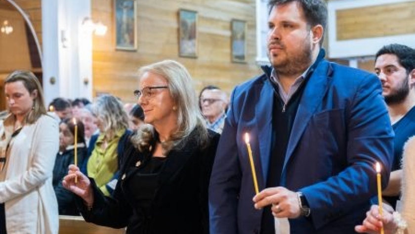 Alicia participó de la celebración litúrgica por los diez años de pontificado del Papa Francisco