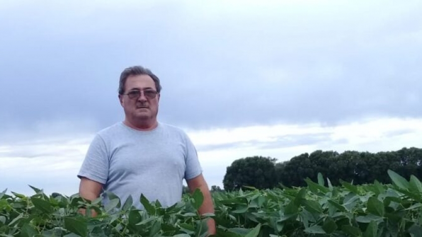 Raúl Costa produce soja en San Nicolás: “Estamos sacando de 7 a 18 quintales por hectárea, no cubrimos ningún costo, ni siquiera en campo propio”