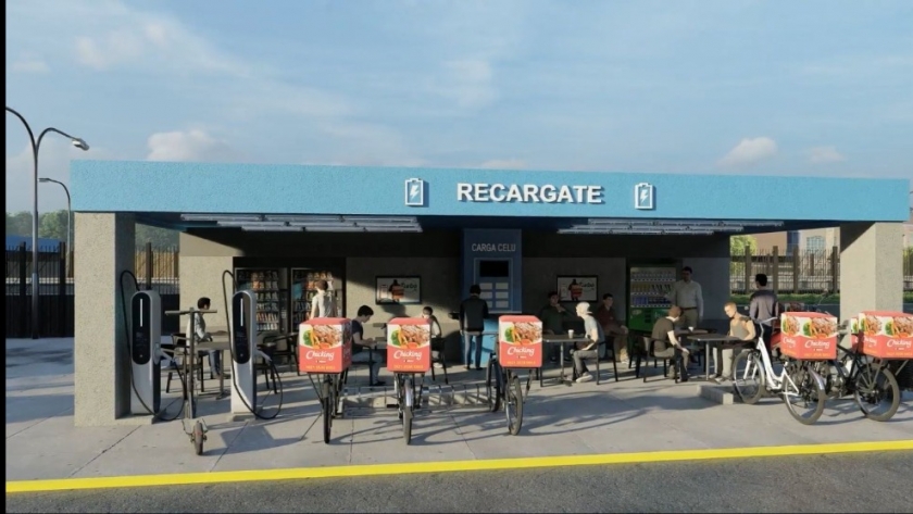 Las estaciones de trenes suman espacios para los empleados de delivery