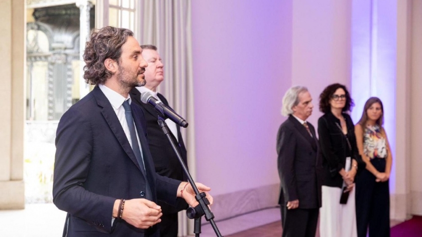 Cafiero recibió a embajadores y representantes extranjeros