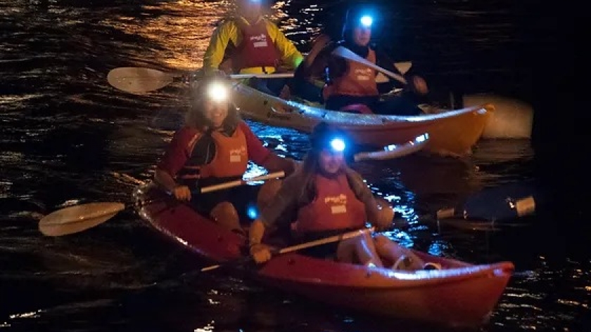 Black Kayak: astroturismo, trekking y remada de noche en Córdoba
