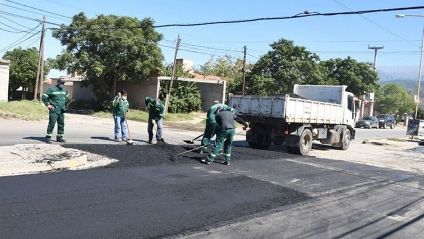 Vialidad Provincial realiza trabajos en el Valle Central