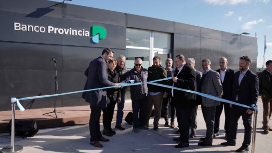 Banco Provincia inauguró su nueva sucursal en el Mercado Agroganadero