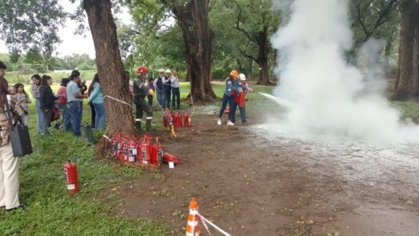 Ledesma organizó actividades para fomentar la importancia de la seguridad