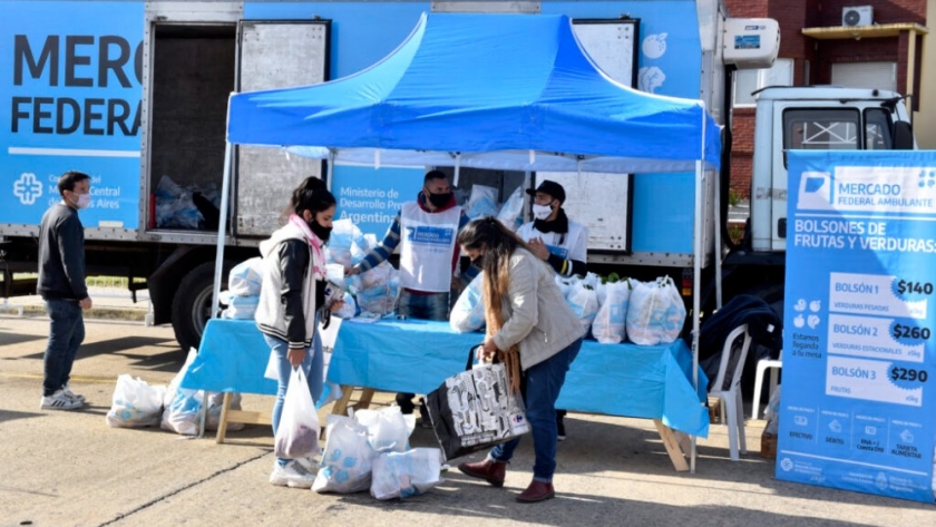 La Secretaría de Comercio Interior extendió la presencia territorial del Mercado Federal Ambulante y amplió la oferta de productos