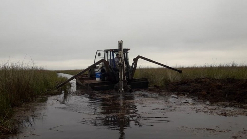 Plan Iberá III: avanza la obra de mejoramiento de drenaje en el portal San Antonio