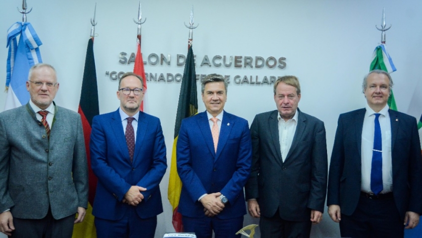 Zdero recibió a los embajadores de Austria, Hungría, Bélgica y Alemania