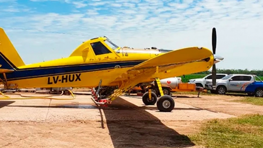 La Administración Nacional de Aviación Civil habilitó las aplicaciones aéreas