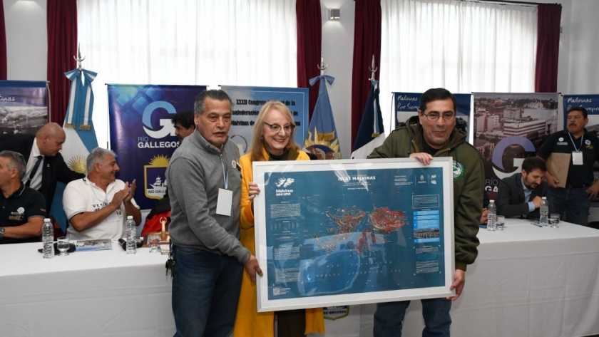 Alicia encabezó el acto de apertura del 32° Congreso Nacional de la Confederación de Combatientes de Malvinas