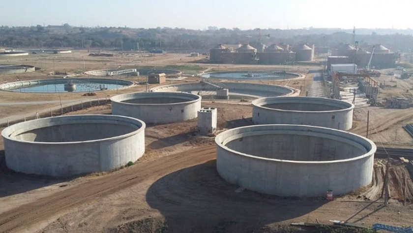 Córdoba: avanza la obra de ampliación de la Planta Depuradora de la capital
