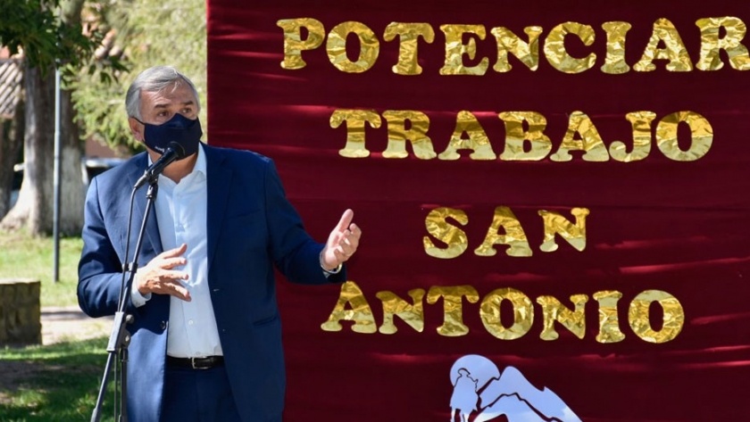 San Antonio: Morales sigue apostando a la reactivación del empleo