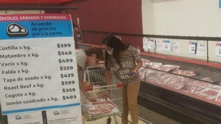 Acuerdo de carnes: alto cumplimiento de precios, stock y calidad en todo el país