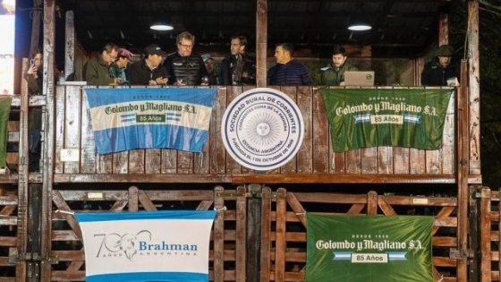 Remate Braford y Brahman en el marco de la Nacionales