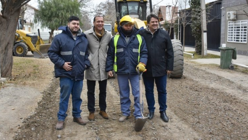 Las obras del Plan Capital llegaron al barrio Barreneche