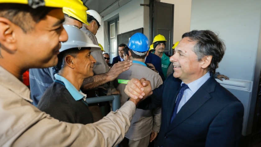 Giuliano participó de la reapertura de la estación ferroviaria Paraná